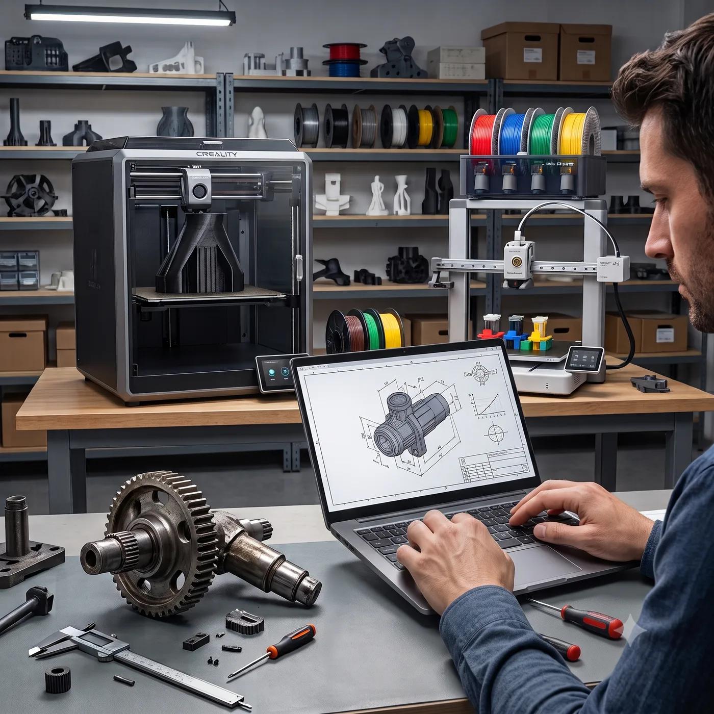 Taller de Az Impresiones 3D: impresoras 3D, filamentos y fabricación de piezas técnicas